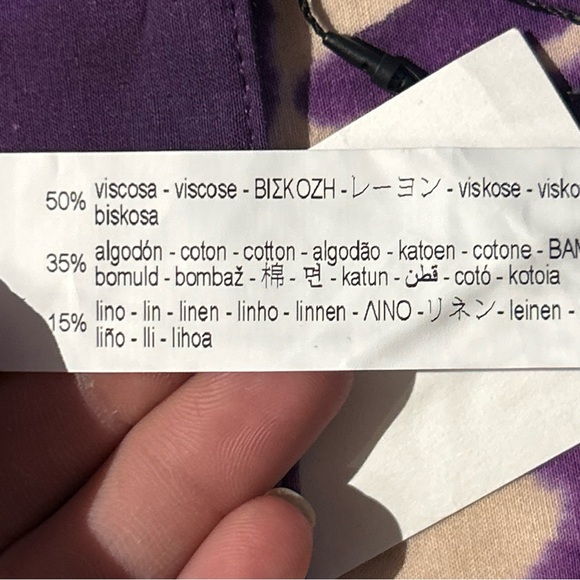 Zara Floral Linen Blend Top - Picture 10 of 15